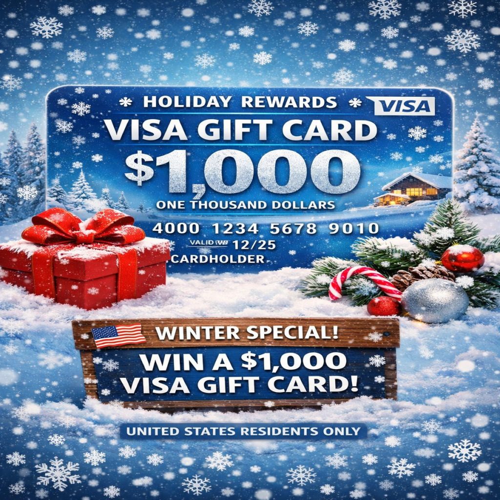 Get $1000 Visa Gift Card Now!